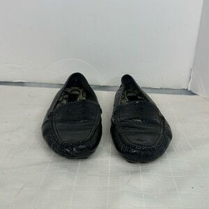 COACH Suellen Black Patent Leather Loafers Shoes Women's Size 8